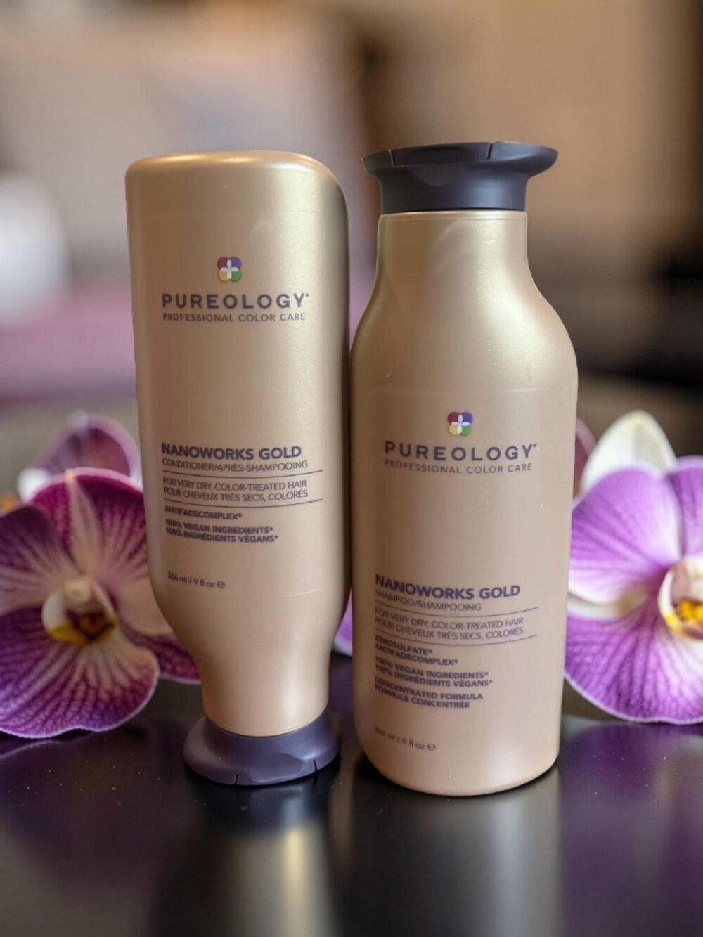 Pureology Nano Works GOLD Shampoo and Conditioner 9 oz